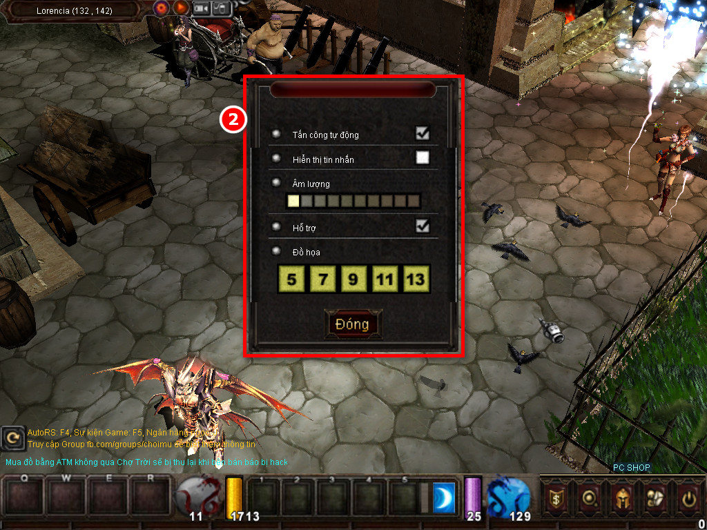 Chức năng chính của Game MU Thiên Binh Chức năng chính của Game MU Thiên Binh